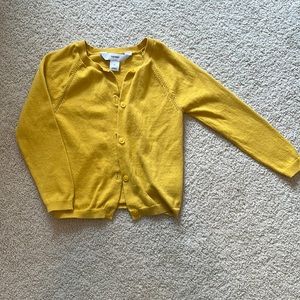 Mustard toddler sweater